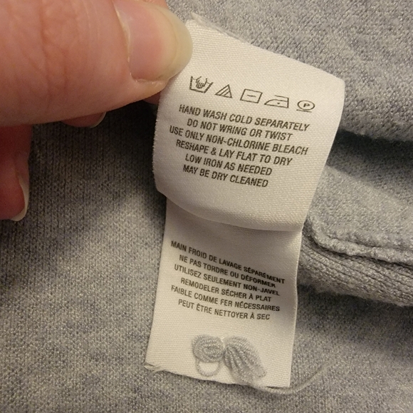 Anthropologie Moth Rhiannon Top Size S Gray/Cream - Picture 9 of 12